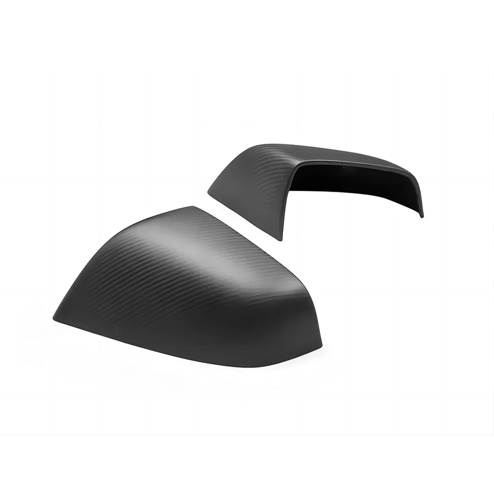 

Rearview Side Mirror Covers Cap 14-20 For Tesla Model S Dry Matte Carbon Fiber Sticker Add On Casing Shell