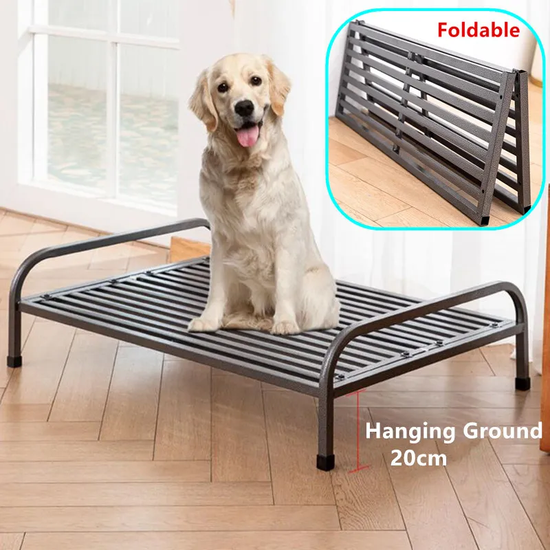 

Dog Bed Foldable Dog Beds for Large Dogs Camping House Moisture-proof Dogs Bed Summer Detachable Pet Kennel Hanging Ground House