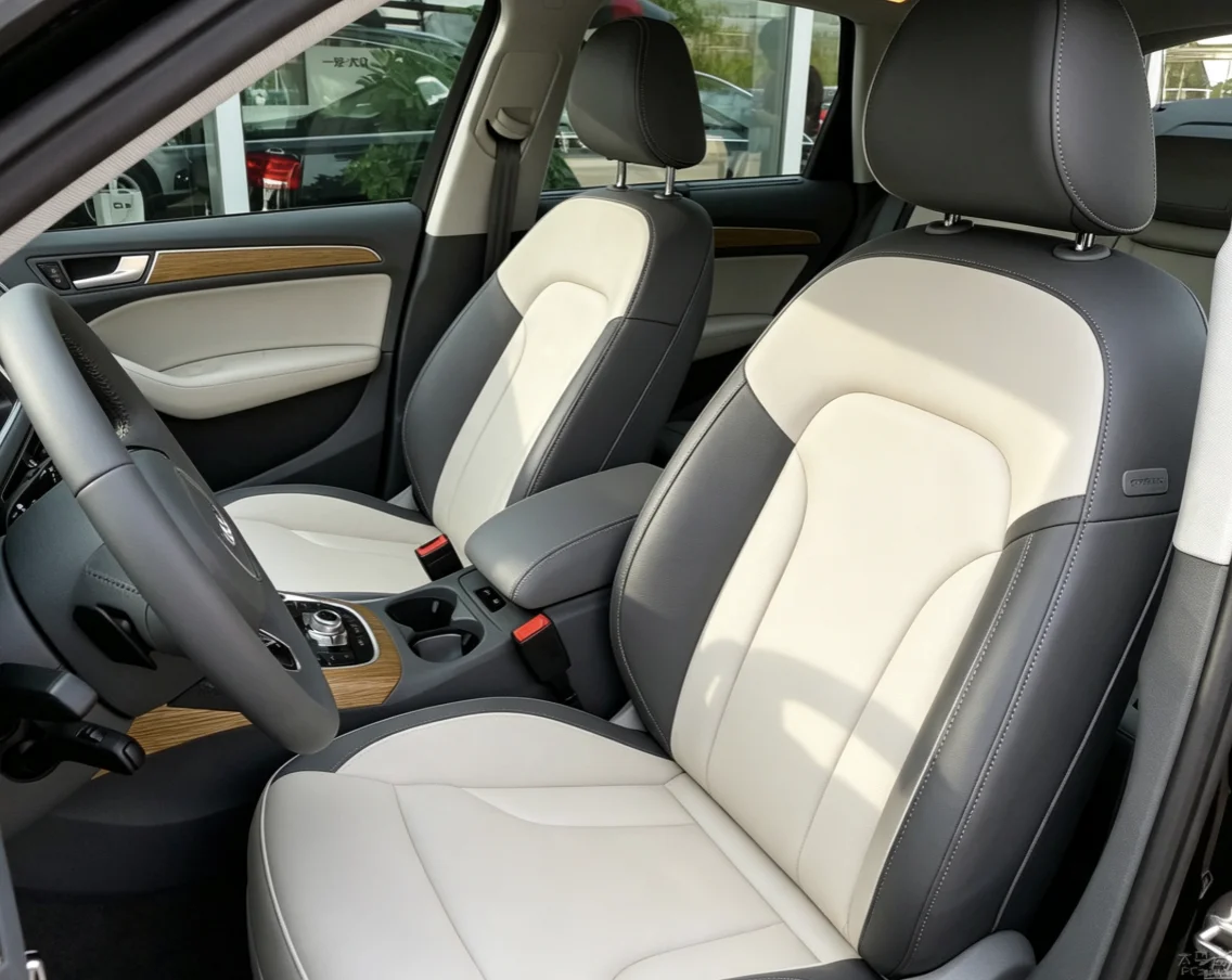 Für Audi A5 2010~2017 Maßgefertigte Autositzbezüge Luxuriöses Nappaleder 100% Passgenau Innenausstattung 360 ° Vollständige Abdeckung – Detail 9