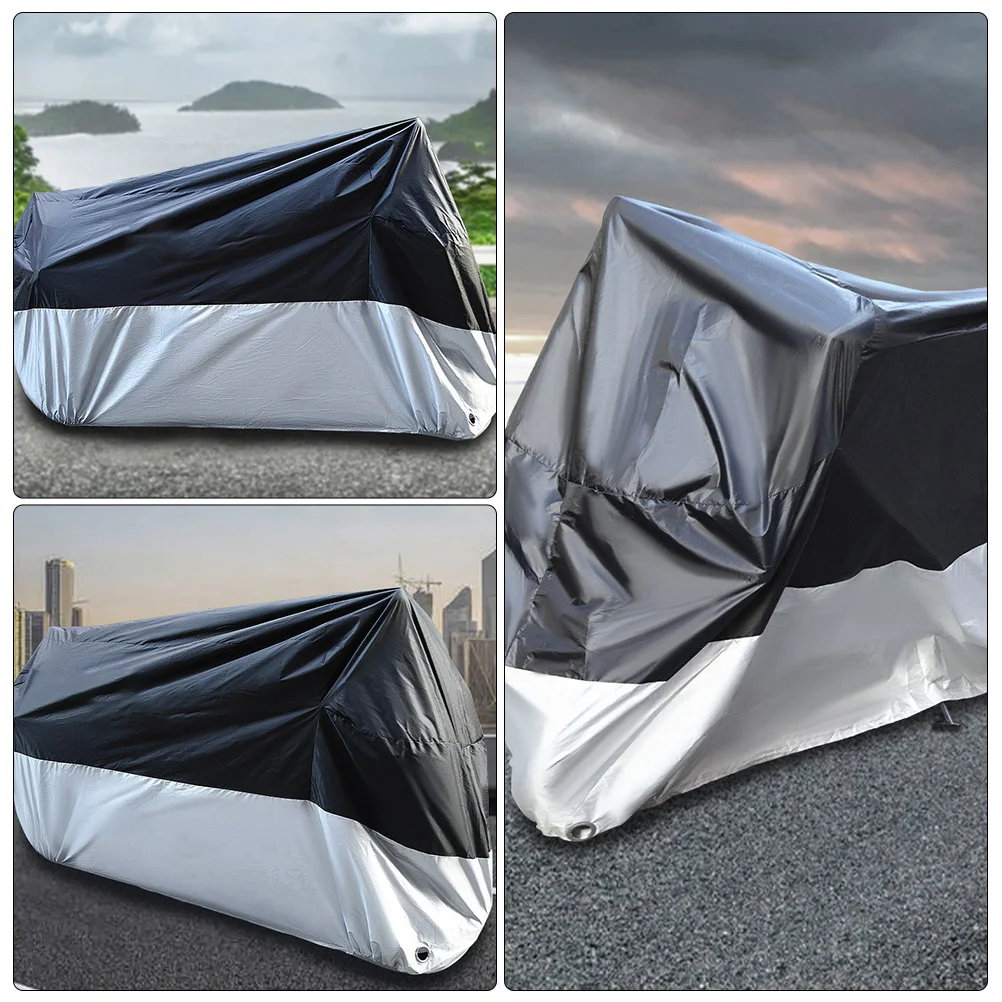 

Waterproof Sunscreen Motorcycle Cover Tear Resistant Wear Resistant Protection Against Scratches Dirt Uv Rays Wind Easy to Store