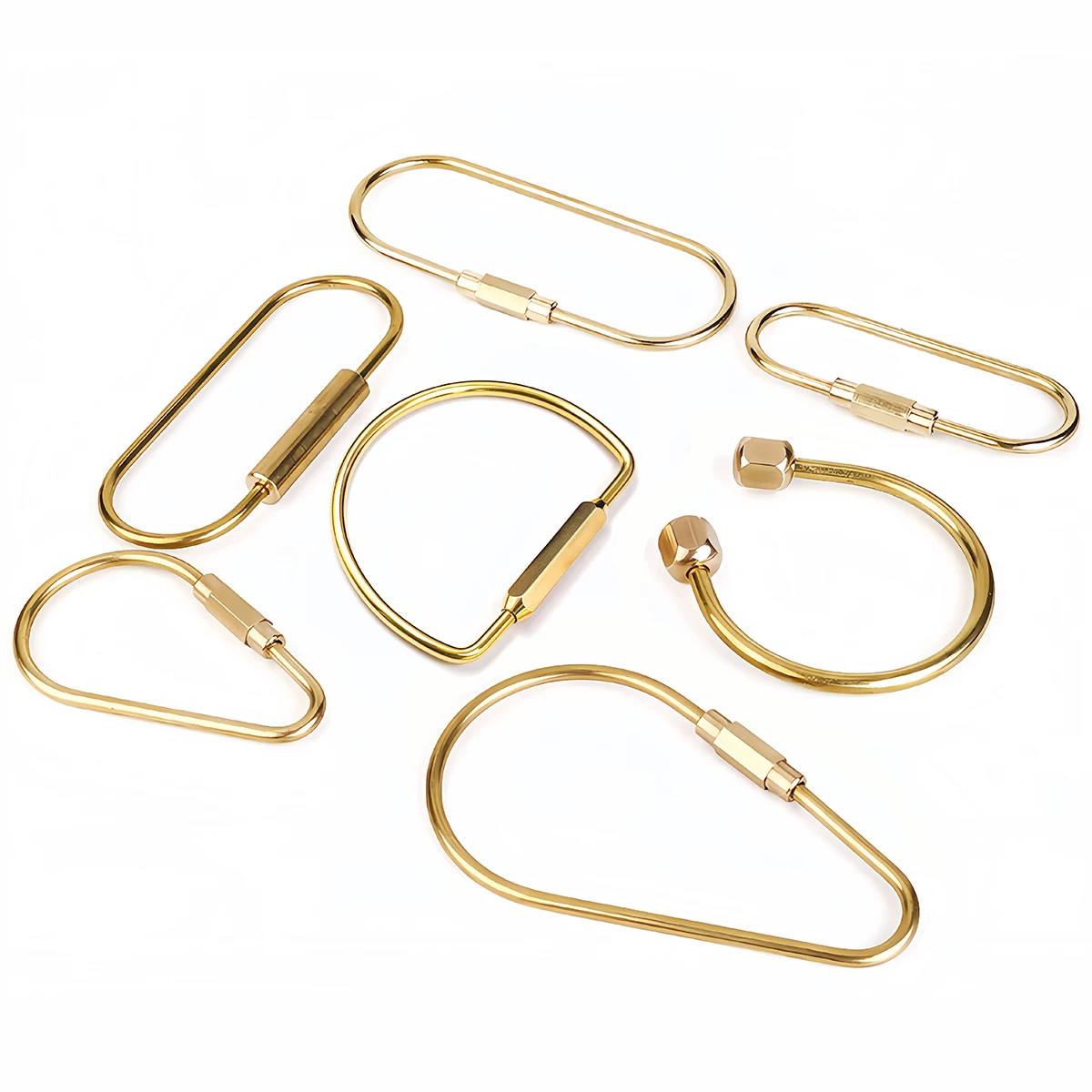 Brass Keychain With…