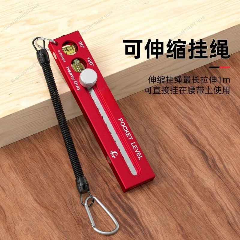 For Woodworking Special Scribing Positioning Ruler Scribing Artifact, Aluminum Alloy Strong Magnetic Multi-function Sliding