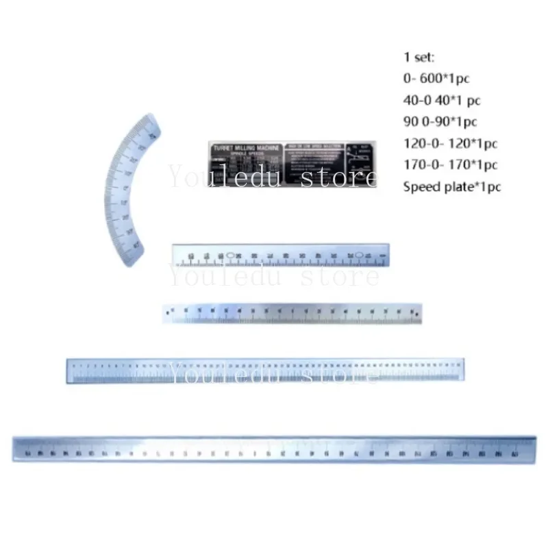 Turret Milling Machine Accessories Scale Ruler Angle Ruler Speed Plate Brand New