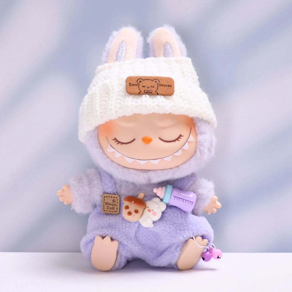 17cm Plush Doll Clothes Fashion Clothes DIY Mini Dolls Clothing Doll Cute Clothes Dolls Accessories
