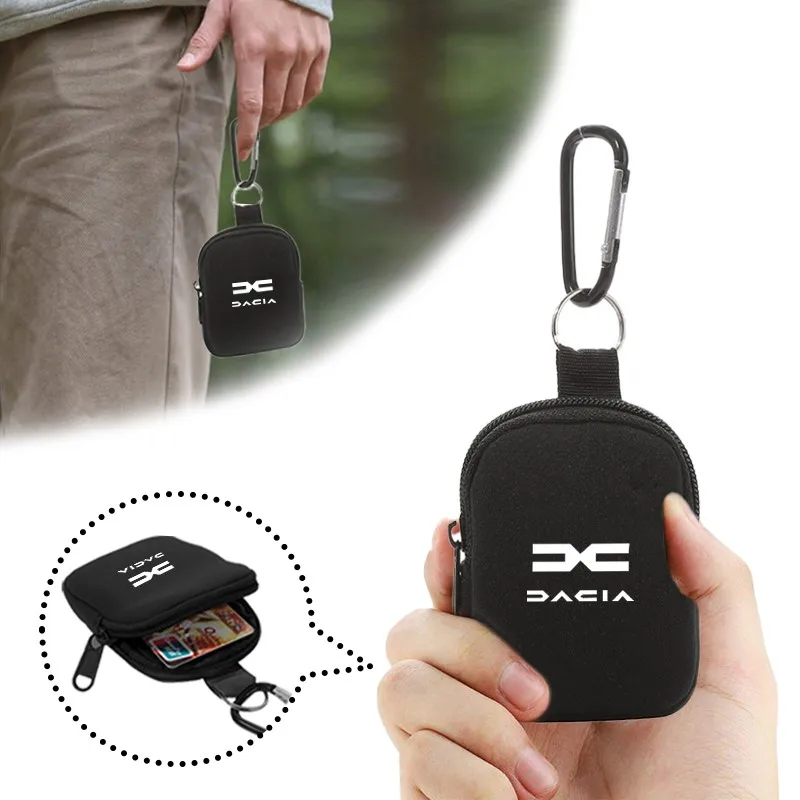 

Car Credit Card Holder Wallets Bank Cardholder Case Bag Purse For Dacia Duster Logan Sandero Jogger Spring Stepway Dokker Lodgy