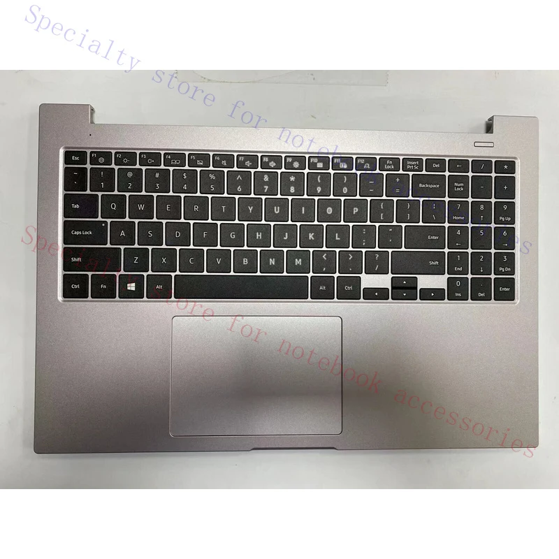 

A+ New For Samsung NP550XCJ NP551XCJ Palmrest Us Keyboard BA98-02232A Silver