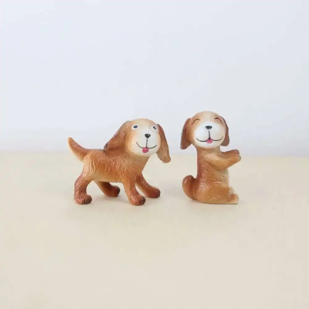 

2023 New Cartoon Cornetto Dog Home Accessories Resin Crafts Creative Car Handicraft