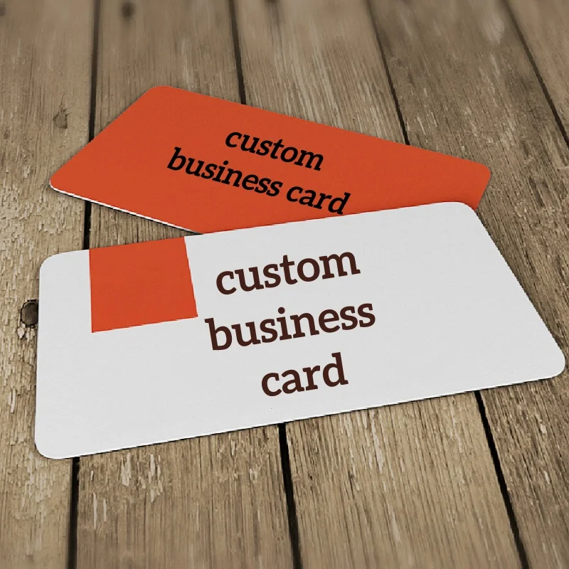 

Custom PVC Business ID Card Own Design Logo Name Plastic Waterproof Double Side Glossy Matte 85.5*54mm 200/500/1000pcs