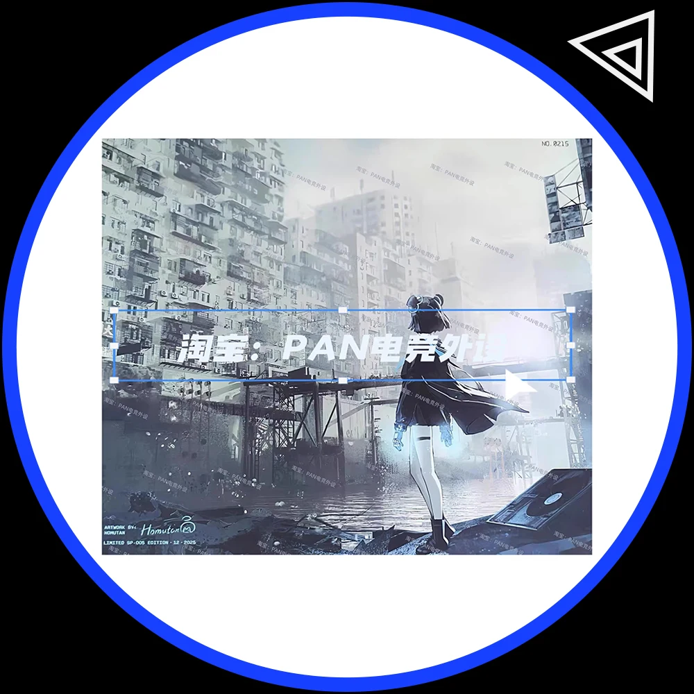 

PAN Esports DESOLATE YUME Glass Mousepad FPS Smooth and Speed Mouse Pad Duplicate WALLHACKSP-005 For APEX CSGO PC Accessories