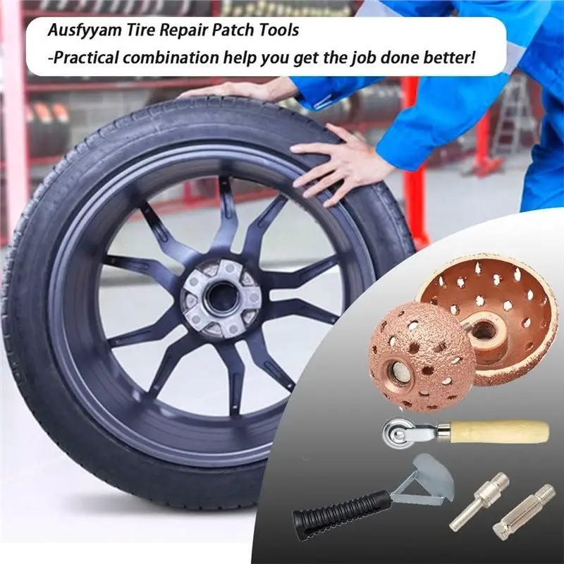 [HOT!】 Pneumatic Sander Tire Grooving Machine Tire Buffer Tire Buffer Set