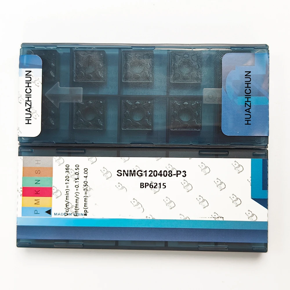 

HUAZHICHUN SNMG120408-P3 BP6215 Твердосплавные вставки Фреза Инструмент