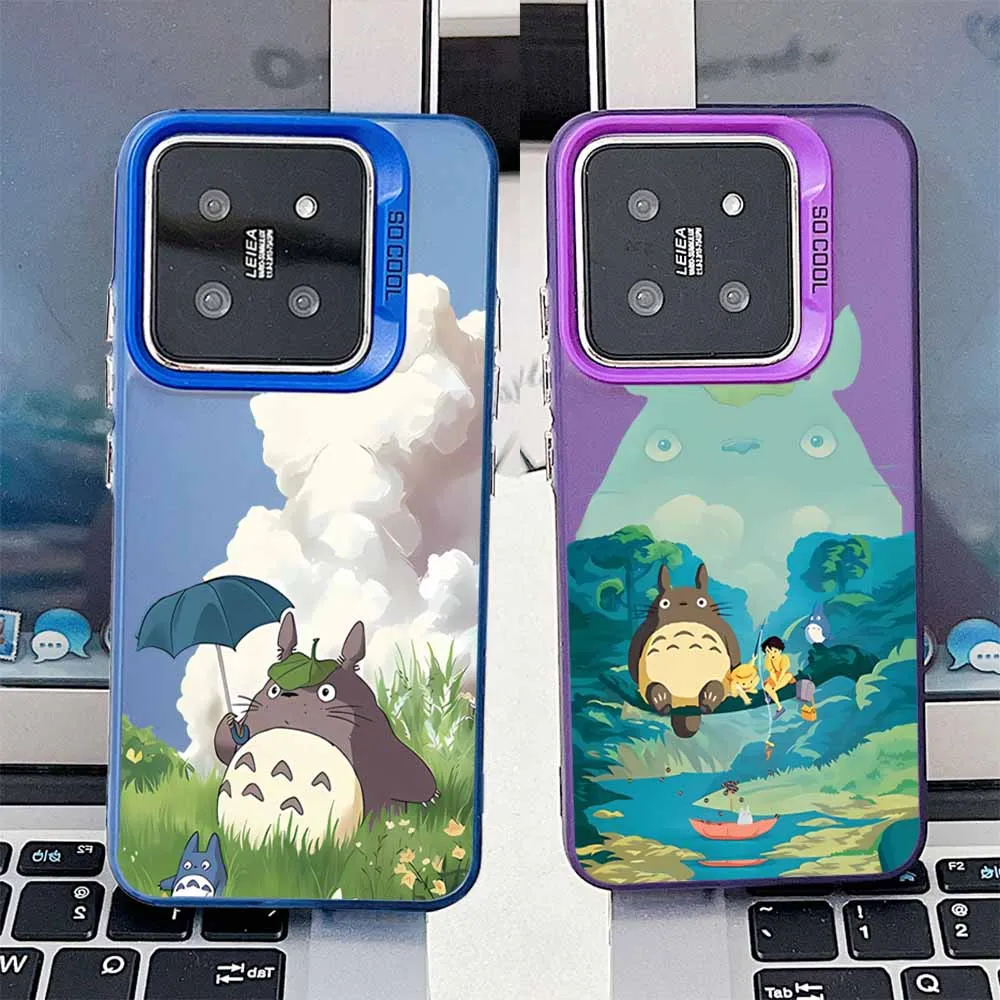 

Cartoon Anime T-TotoroS Cover For Xiaomi Redmi Note 14 13 12 11E 11S 11 10 9 9S Pro Plus Lite Max Colorful Phone Case