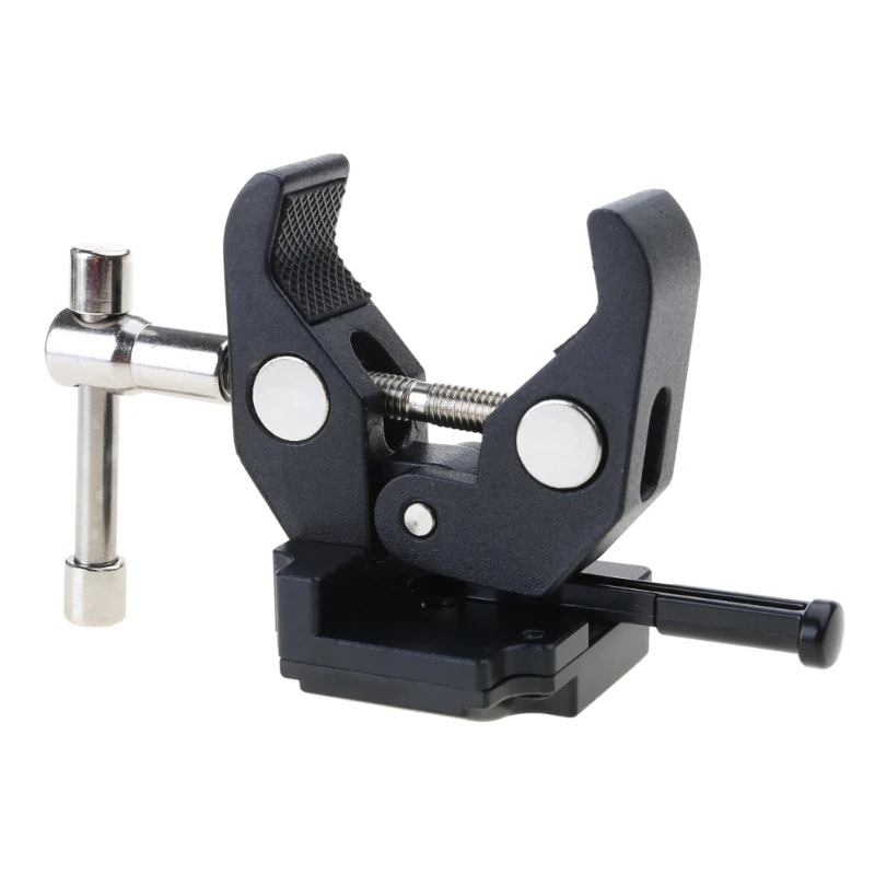 Claw Clamp for V Mount Battery V-Lock Female Quick Release Mount Adapter Clamp for DSLR Camera Battery