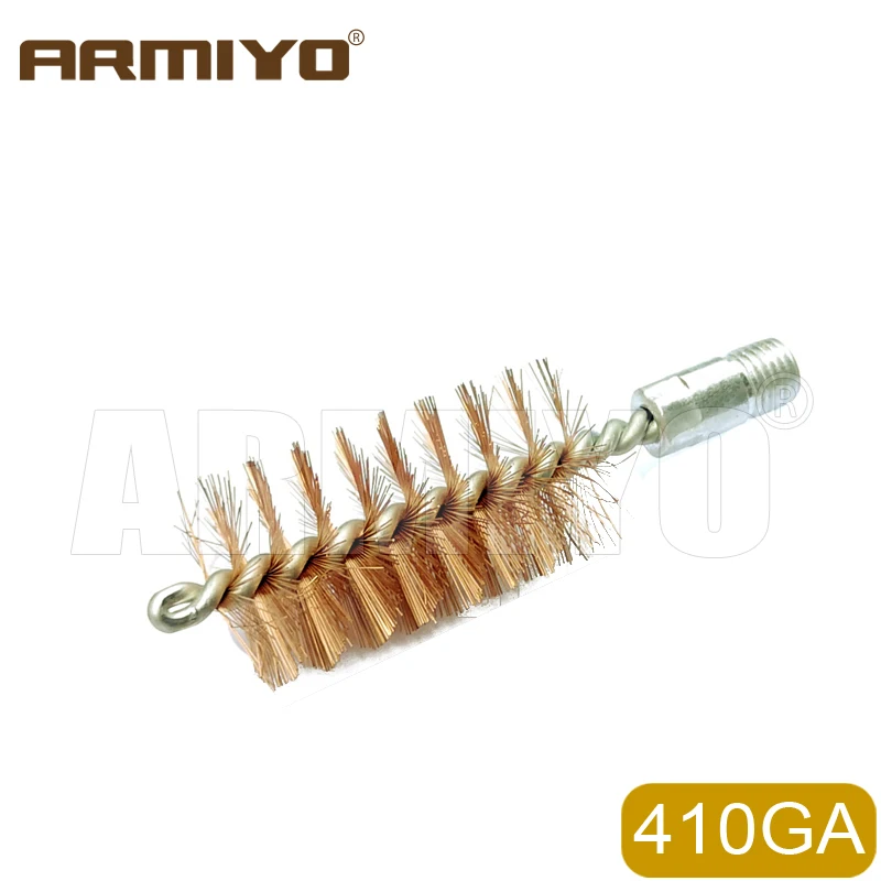 Armiyo Großhandel 100Pcs/Pack.17Cal.22Cal.30Cal.38Cal 12GA G Bohrung Reinigung Bronze Pinsel Jagd Gewinde 5-40 8-32 5/16 "-26T – Detail 19
