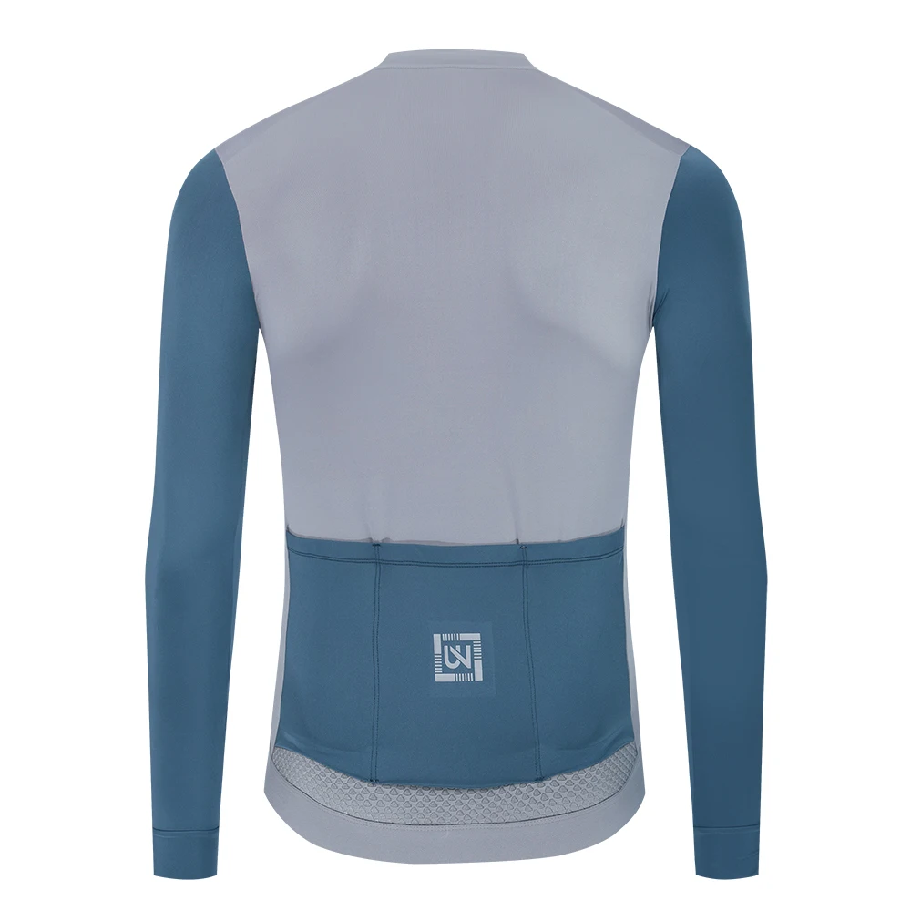 UNCYC Men's Long Sleeve Pro Team Cycling Jersey Spring Summer Road Bike Shirt Full Sleeve Jersey MTB Breathable Bicycle Clothing - Image 2