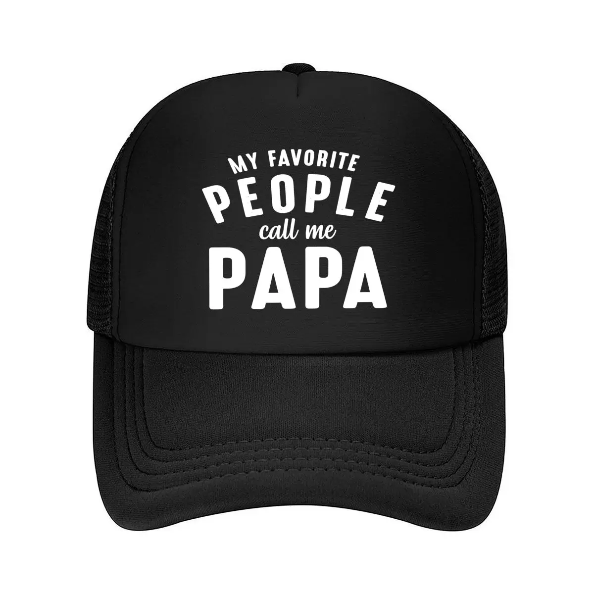 MY FAVORITE PEOPLE Call Me PAPA Printed Casual Simple Fashion Unisex All-season Snapback Hat 2026 Mesh Baseball Cap