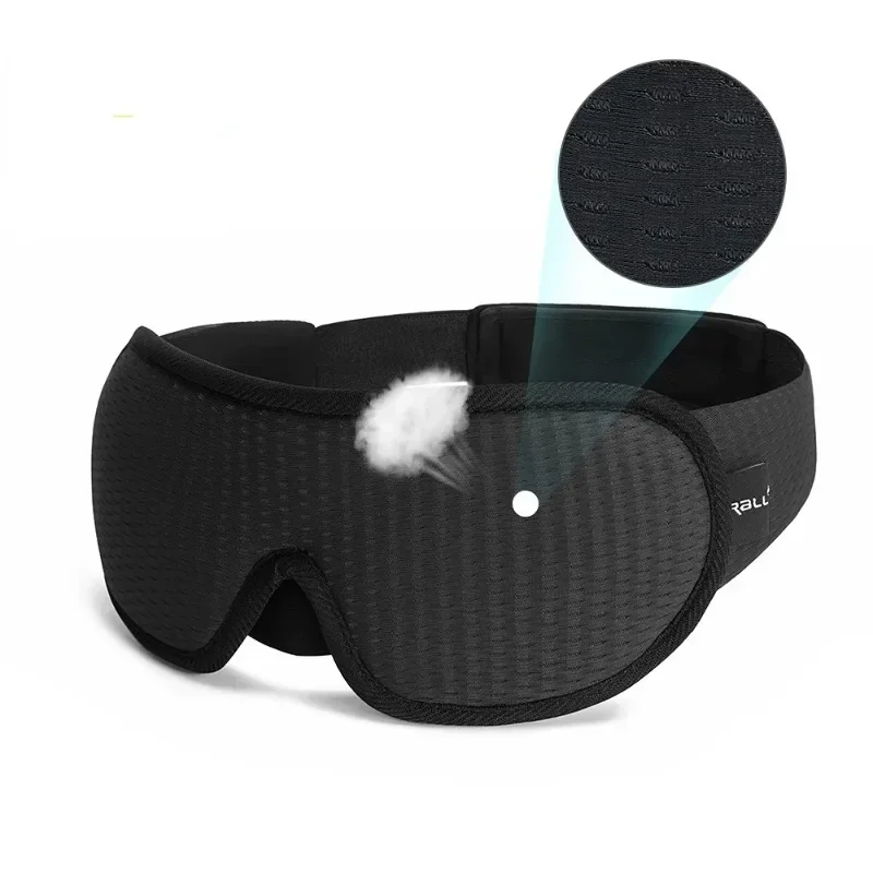 Máscara para dormir 3D para ojos, ayuda para dormir suave, máscara para ojos que bloquea la luz, máscara para dormir, sombra de ojos, máscara para dormir transpirable nocturna