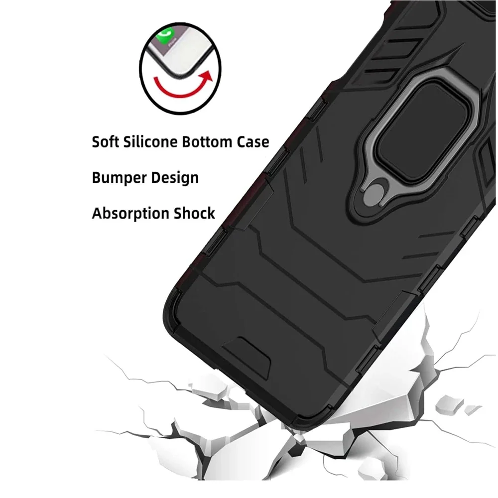 Kickstand Phone Case For Honor X9c Smart X9b Magic 7 Lite Magic 6 Cover With Ring Magnetic Bracket Shell Fundas Coque