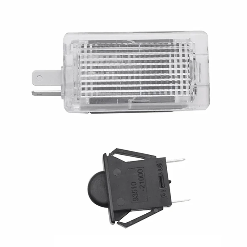 F9-9351021000 صندوق القفازات مفتاح لمبة أسود مباشر مناسب سهل التركيب البلاستيك التوصيل والتشغيل لملحقات كيا سيراتو فورتي #4