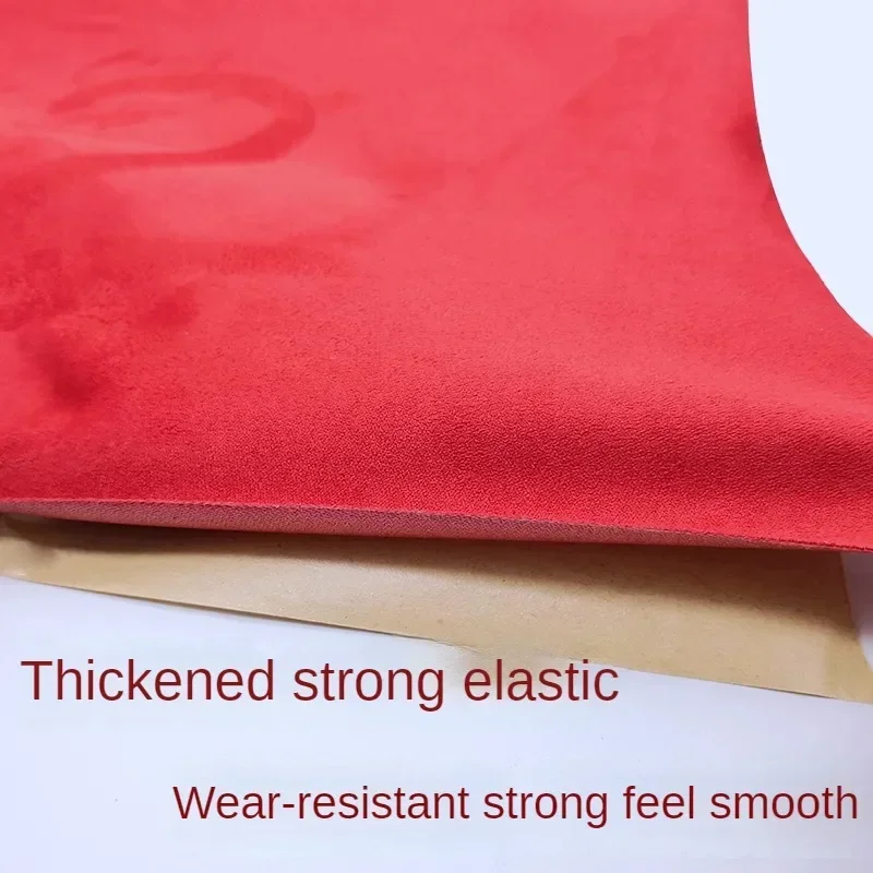 Self-adhesive Suede Fabric Thickened Elastic By Half A Meter for Car Decoration Gift Box Package Diy Sewing Cloth Wearable Black