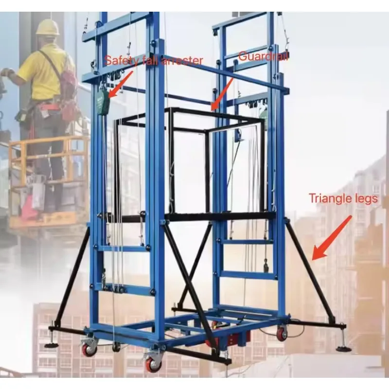 Electric Suspended Platform ZLP Scaffold Gondola Lift for Construction Wall Plastering Painting Cleaning Repair