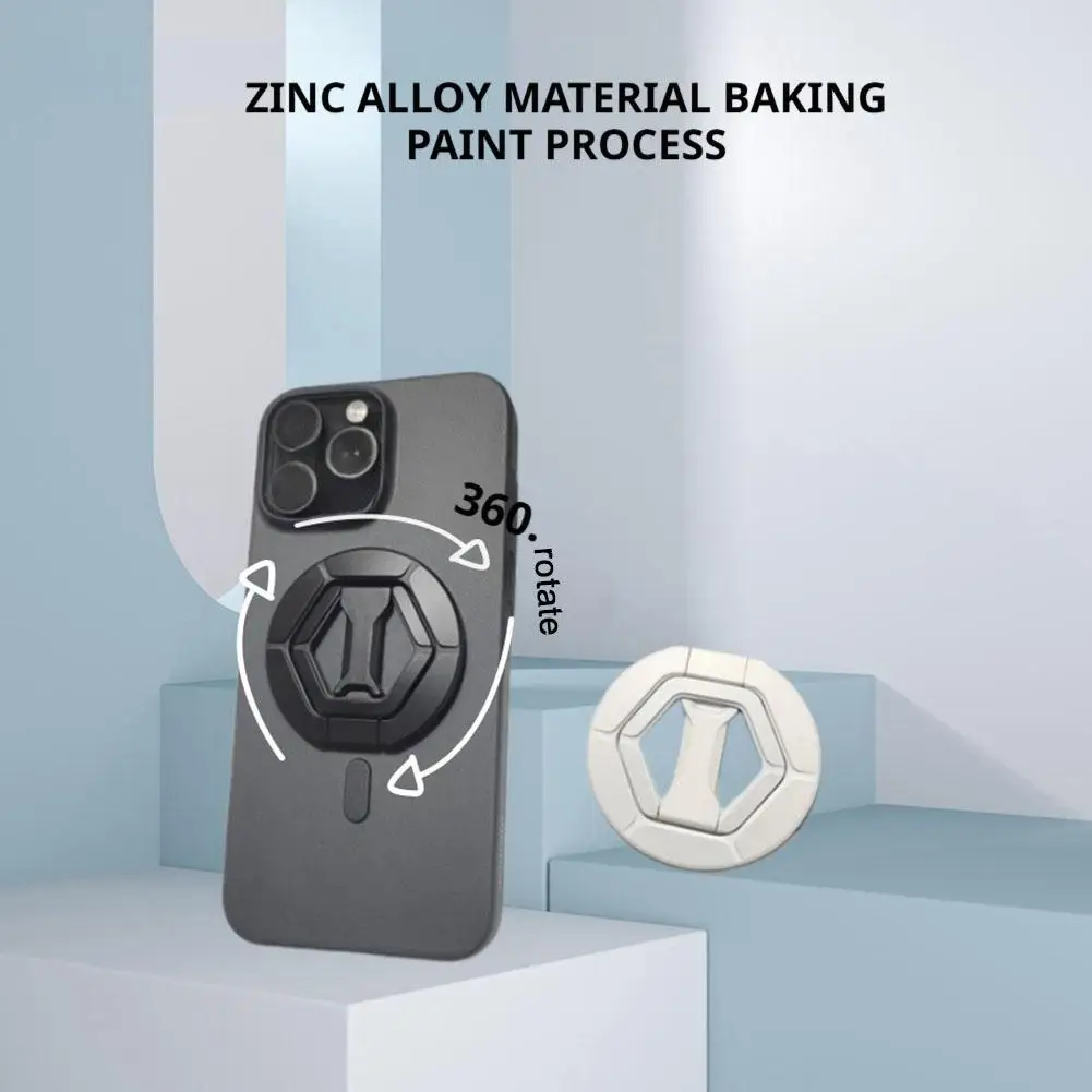 Magnetyczny uchwyt na telefon do magsafe Magnetyczny uchwyt na telefon komórkowy Podpórka na palec do iPhone'a 16 Pro Max Fajny design