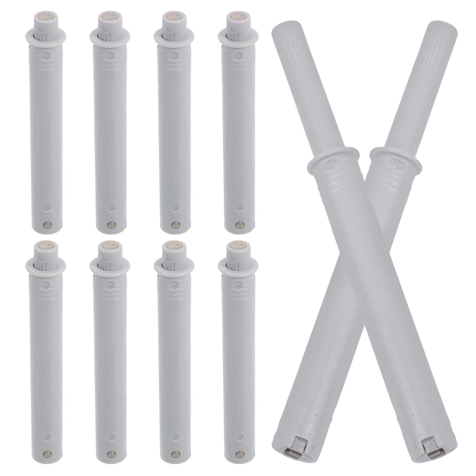 

10Sets Cabinet Push to Open Latch with Elastic Rebound Function Catch for Kitchen Cabinet Doors Drawer Slides