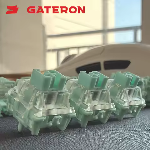 Gateron Magnetic Jade Gaming Switch HIFI Sound Magnetic Hall Effect Switches Linear Smooth for Custom Mechanical Gaming Keyboard