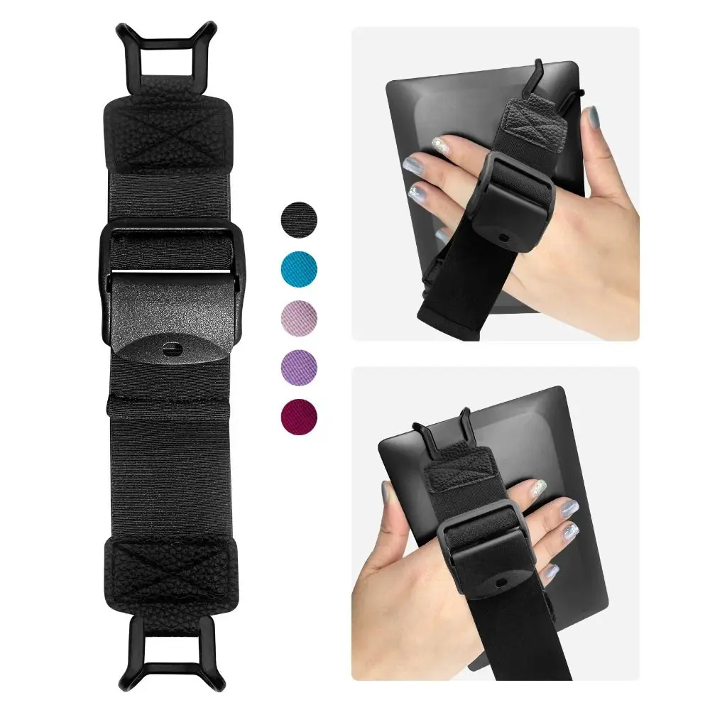 PU Leather Secure Hand Strap High Elastic Anti Drop Finger Grip Strap Versatile Anti-Slip for 6-12