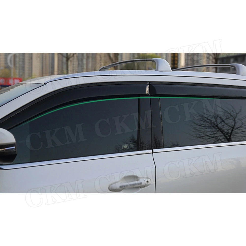 

4pcs For Lexus IS300 2019 Car Awnings Shelters Window Visors Rain Eyebrow Car Accessories Body Kits