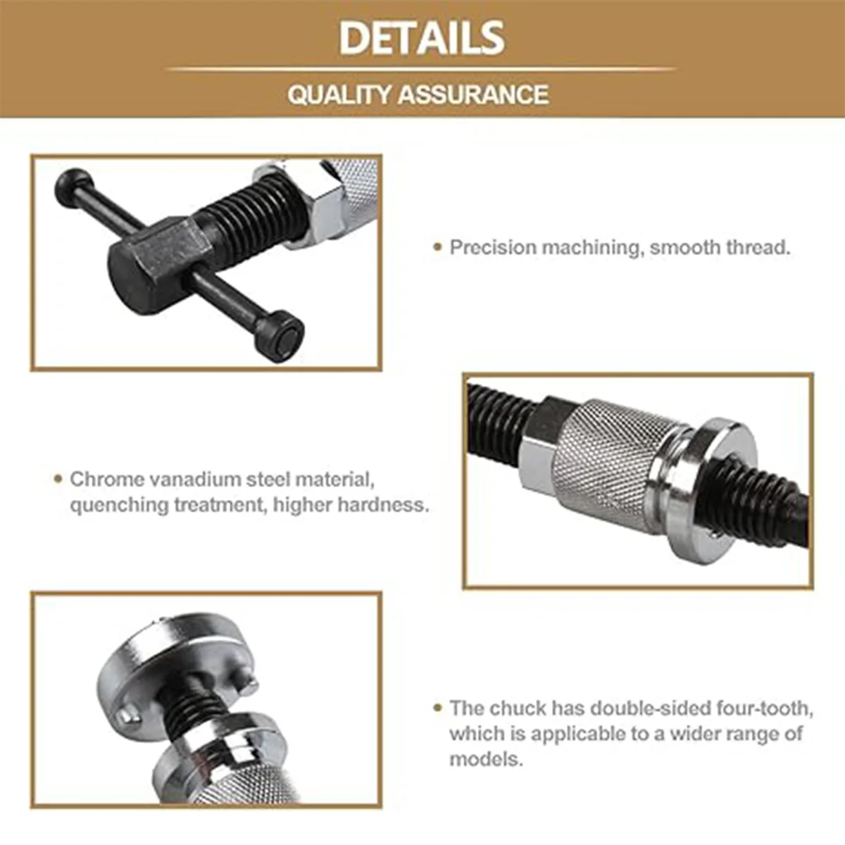 Disc Brake Caliper Piston Rewind Tool Universal Car Brake Caliper Press Wind Back Tool for Auto Brake Pad Replacement Repair view 3