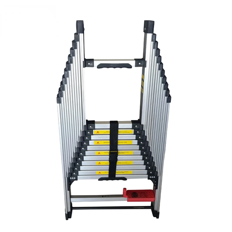 

multifunctional telescopic attic ladders/telescoping ladder/telescopic articulated folding aluminum extension ladder