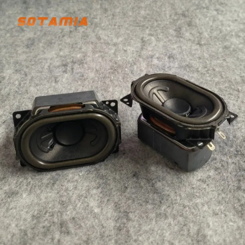 SOTAMIA 2Pcs 4878 Full Range Speaker 16 Ohm 10W Rectangular Audio Speaker Folding Angle Sound Music Home HIFI Loudspeaker
