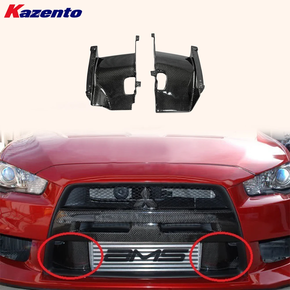

For Mitsubishi Evolution EVO 10 CZ4A 07-16 Carbon Bumper Intercooler Side Panels