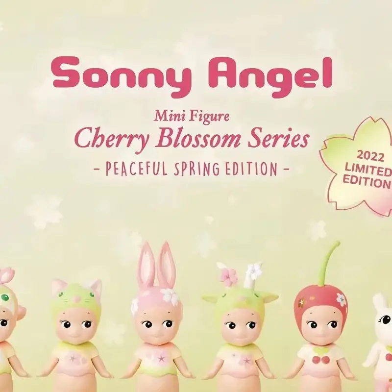 New Sonny Angel Cherry Blossom Spring Series Cherry Blossom Limited Edition Blind Box Ornaments Cute Mysteries Surprise Toy Gift