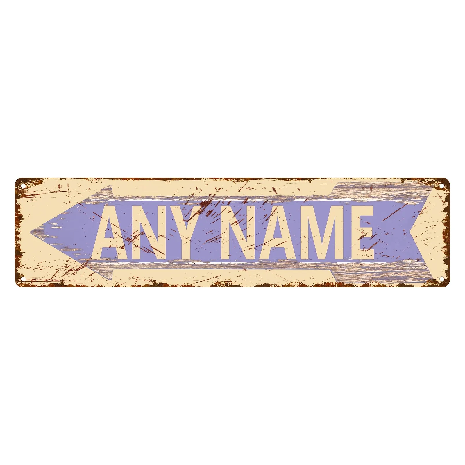 CIFbuy Personalized Custom Retro Street Sign, Left Right Arrows, Wall Art Decor Only, Man Cave Bar Cafe Restaurant Aluminum Plaq
