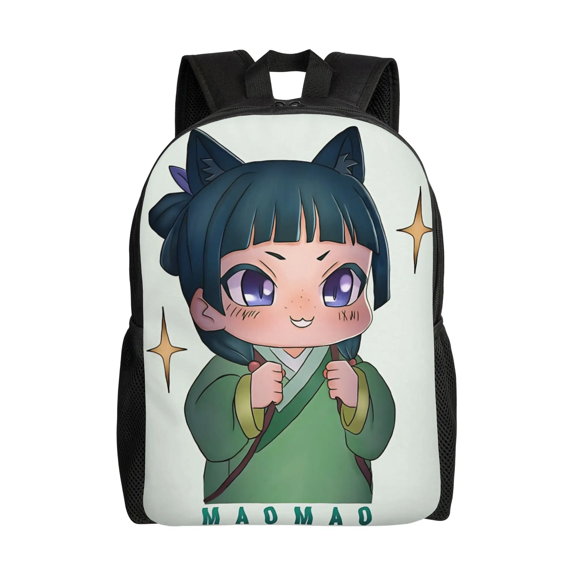 Doodle Cute Maiden Backpack  Outdoor Style Backpacks Male Cool School Bags Designer Print Rucksack