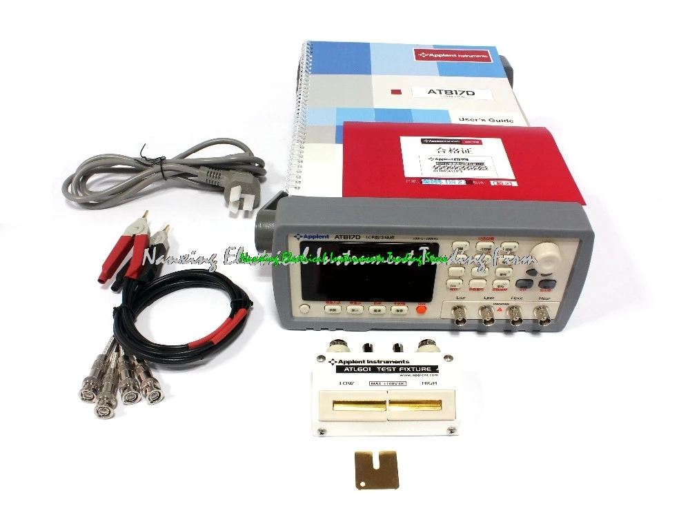 AT817D Digital LCR Meter High Precision  Capacitance Inductance Resistance Tester 50Hz-100KHz 10 Points L,C,R,Z,D,Q