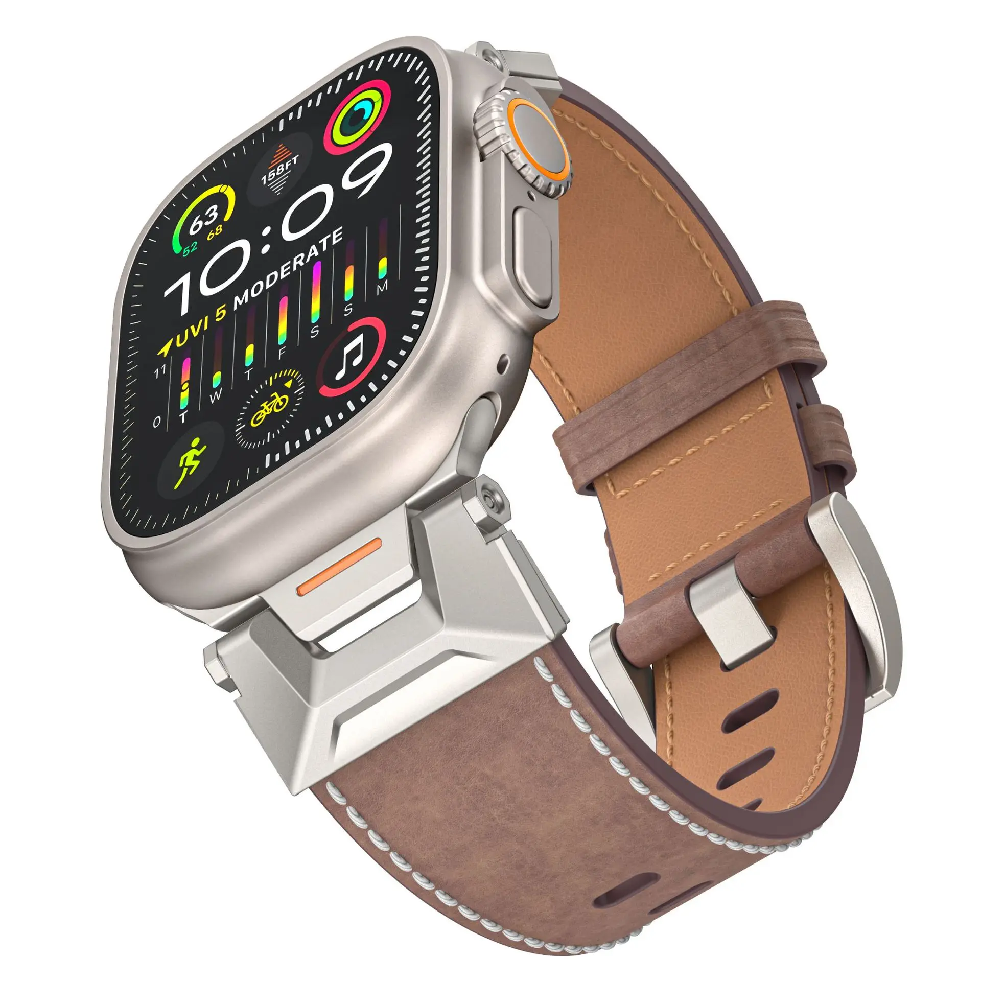 Suitable for Apple Watch123456789/SE/ultra 1/2 generation functional belt, Apple strap, cool for men