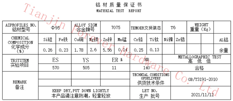 7075 T6 Aluminium Round Bar Al Superhard Rod 10mm 12mm 16mm 20mm