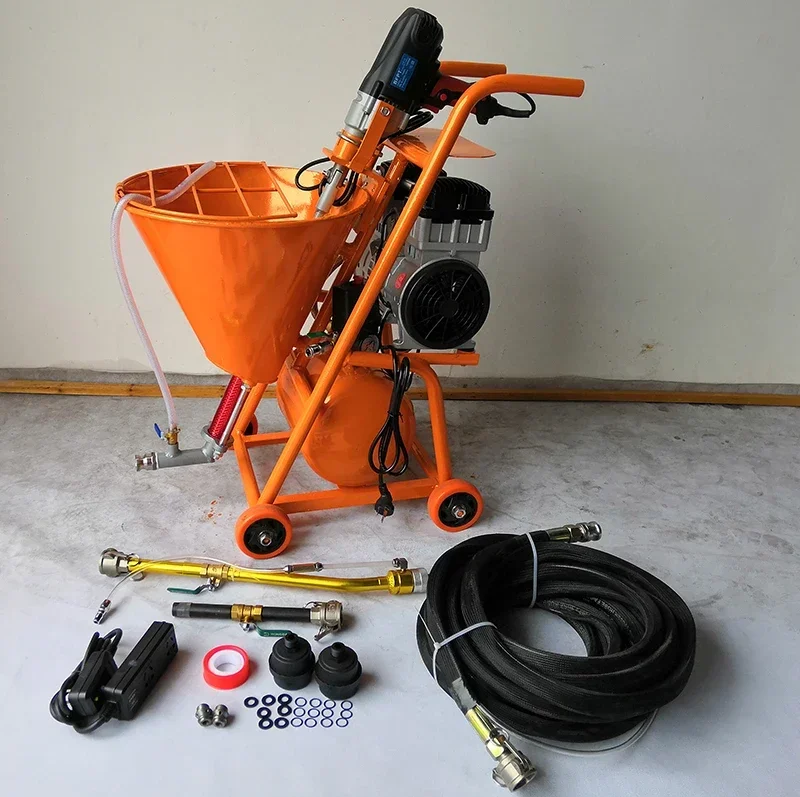 High efficiency 220-240V automatic epoxy mortar plaster airless paint putty sprayer spraying pump machine for sale