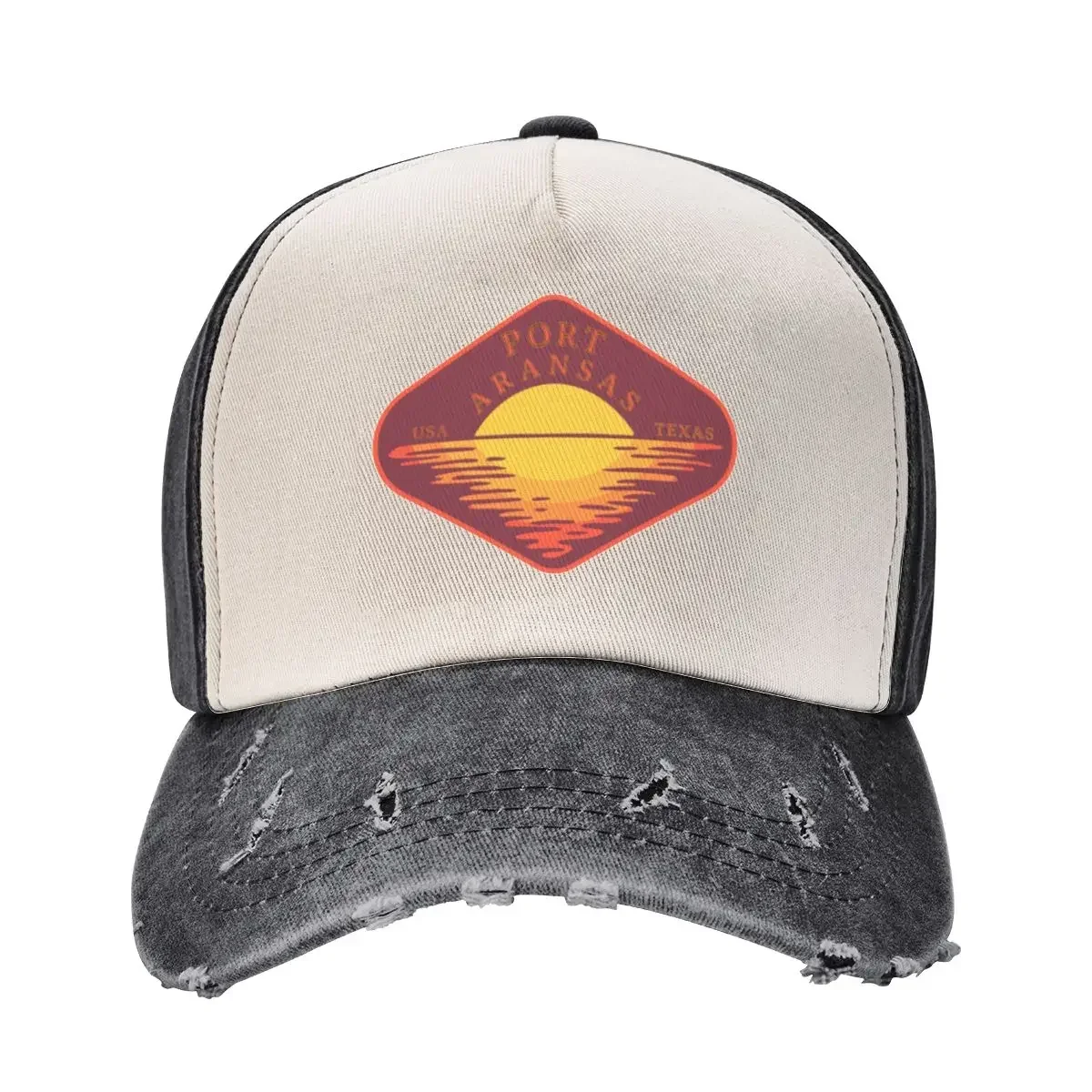 Port Aransas, Texas Cowboy Hat Snapback Cap hiking hat Women Beach Fashion Men's