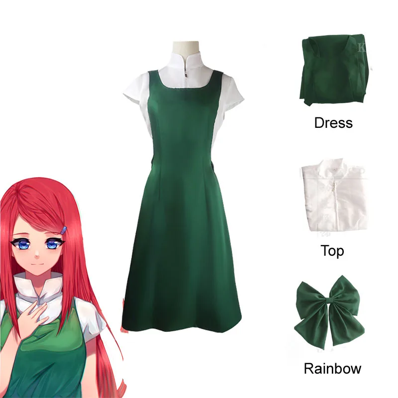 

Anime Uzumaki Kushina Cosplay Dresses Hokage's Mom Costume Women Halloween Carnival Costumes