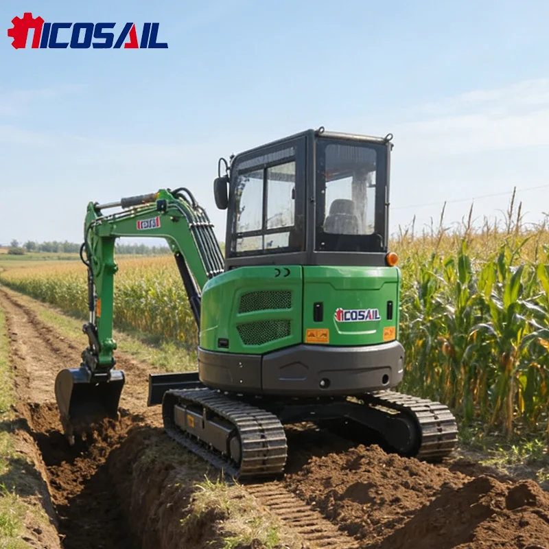 

Nicosail KUBOTA 4 ton mini excavator crawler Mini Digger 3.5 Ton customized Free parts Small Excavator mini bagger