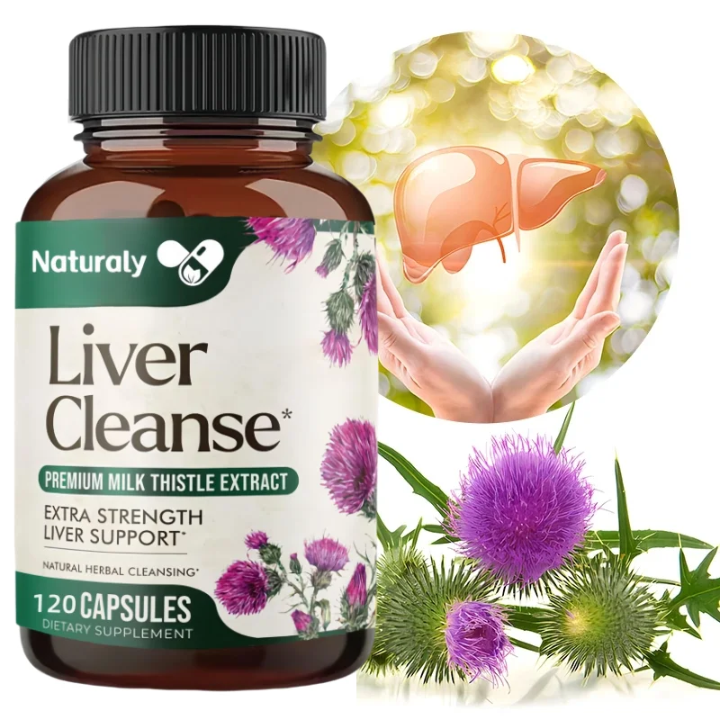 Liver Cleanse and Repair - Milk Thistle Supplement, Liver Health, Diuretic, Swelling Reduction, Lipid Lowering Support