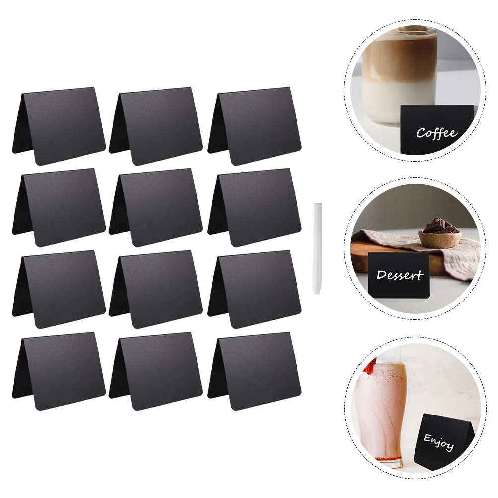 سطح المكتب السبورة تسجيل 1 مجموعة قابل للمسح مذكرة المجلس لأرقام الجدول بوفيه حفلة الغذاء تسميات الزفاف ديكور السبورات الصغيرة #5