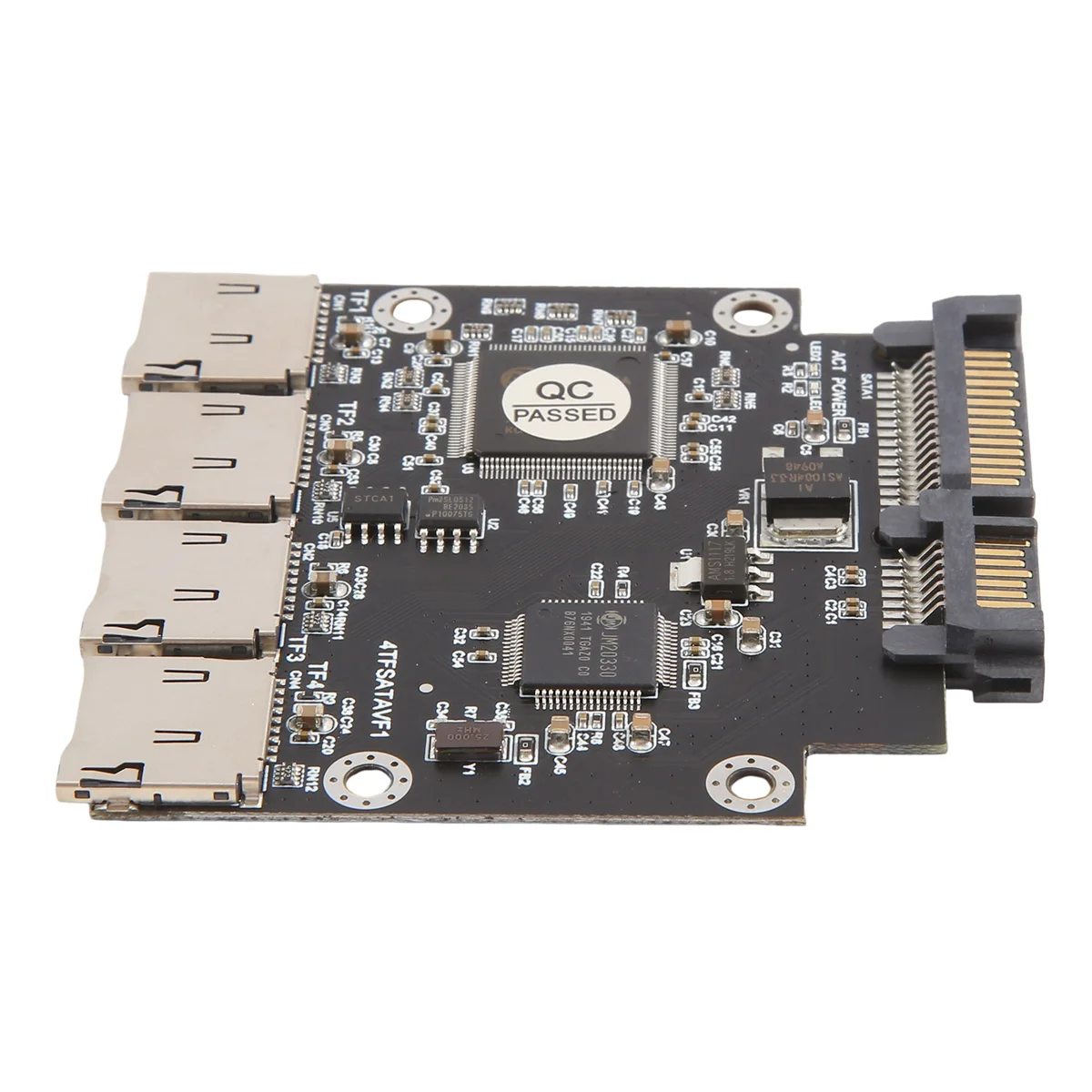 Tarjeta de memoria TF micro-sd de 4 vías a adaptador Serial SATA, módulo portátil de almacenamiento móvil integrado Industrial, SSD