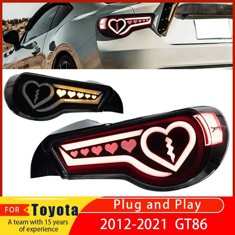 JONE Car Animated Custom Multiple Styles Taillights For Toyota Gt86 And Subaru Brz 86 2012-2021 Rgb Led Tail Lights Part 12-21