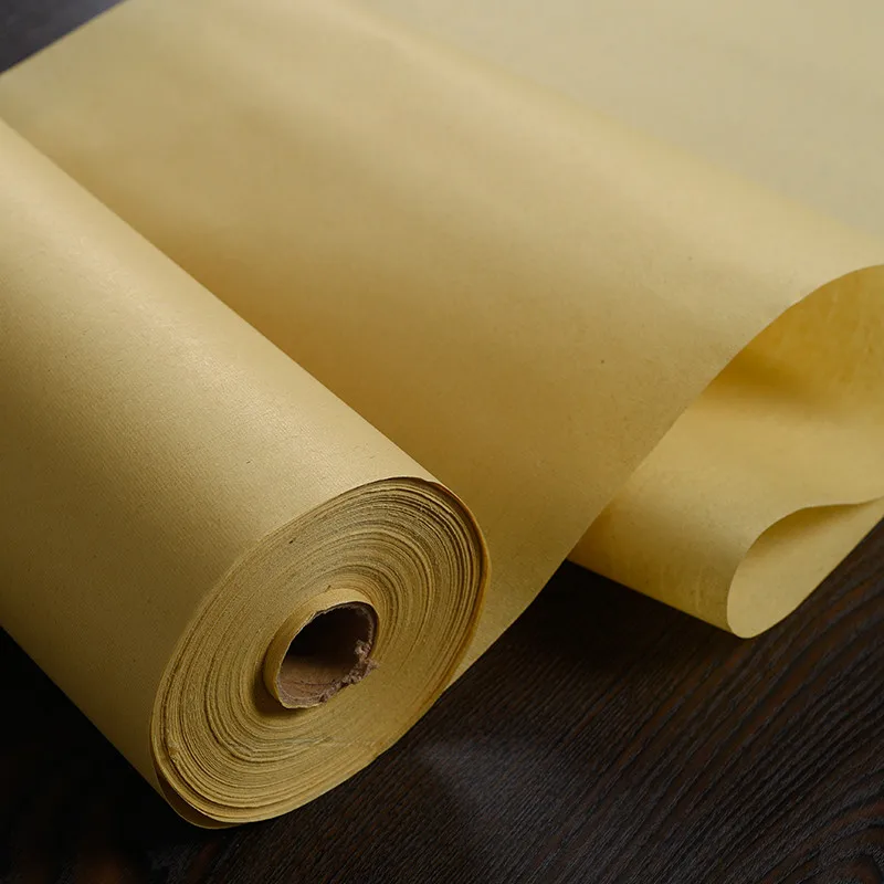 HVVChinese Calligraphy Rice Paper Thicken Half Ripe Xuan Paper Painting Chinese Rice Paper 100m Rijstpapier Rice Paper Decoupage