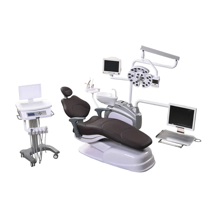 Best Price China Factory Dentist Equipment Unit Set  Chair for Hospital Clinic Furniture Medical Treatment Bed